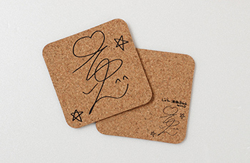 松村沙友理デザインオリジナルコースター