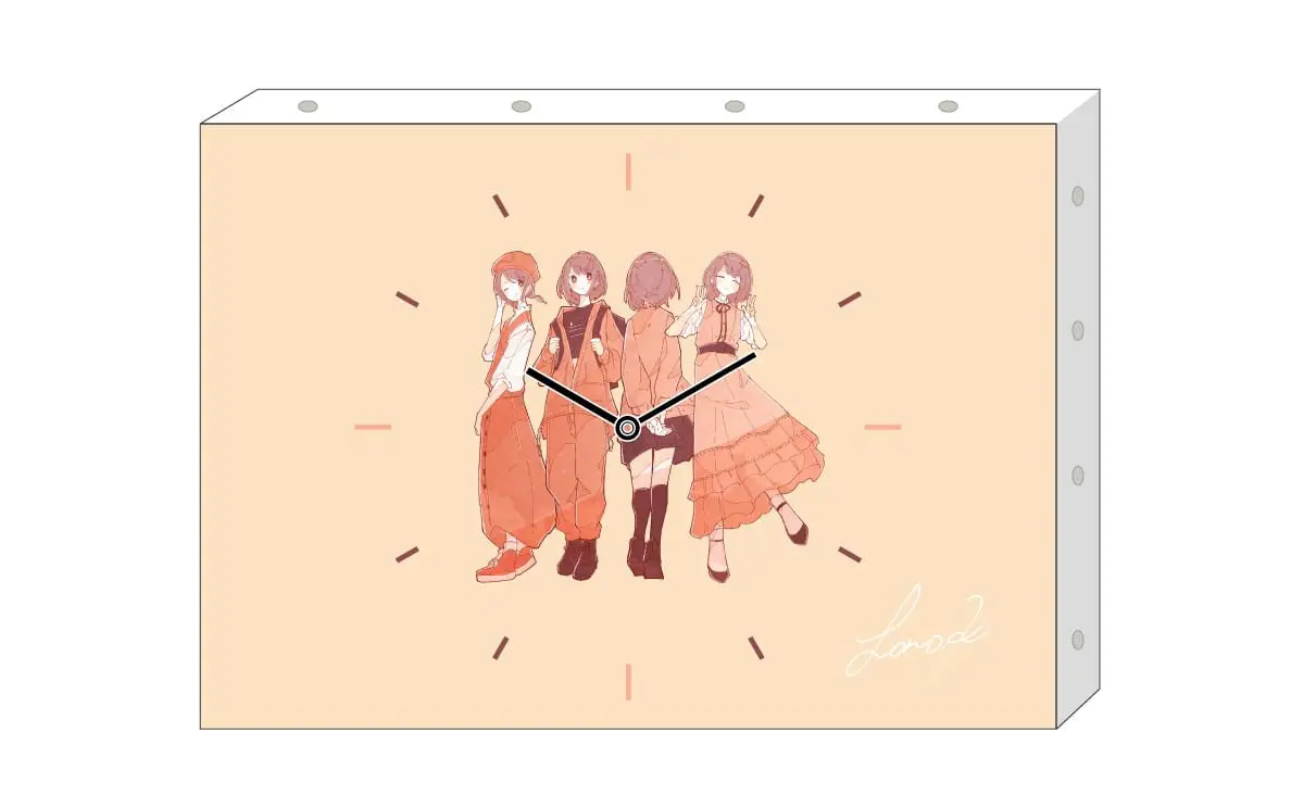 黒木ほの香×Haる×ヴィレッジヴァンガード コラボファブリック時計