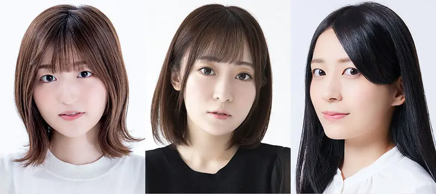 石井陽菜、石飛恵里花、佐々木優佳里