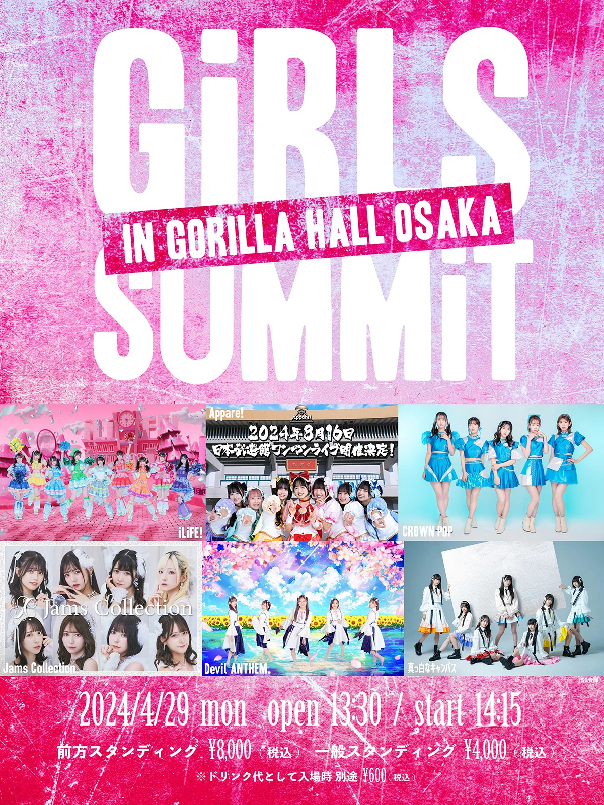 GiRLS SUMMiT IN GORILLA HALL OSAKA