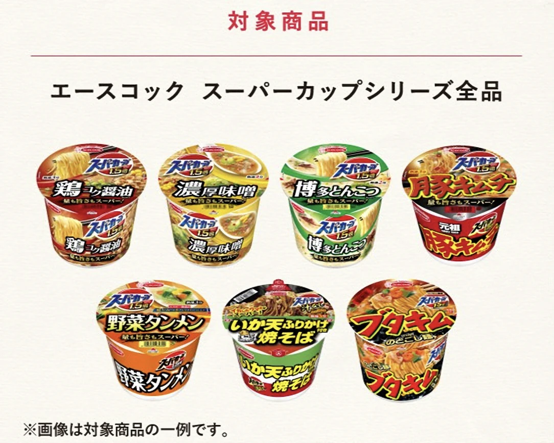 スーパーカップ×FRUITS ZIPPER