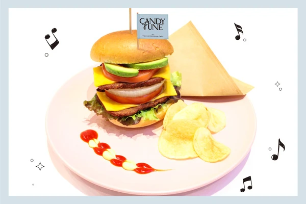 美味しさ倍倍ハンバーガー！