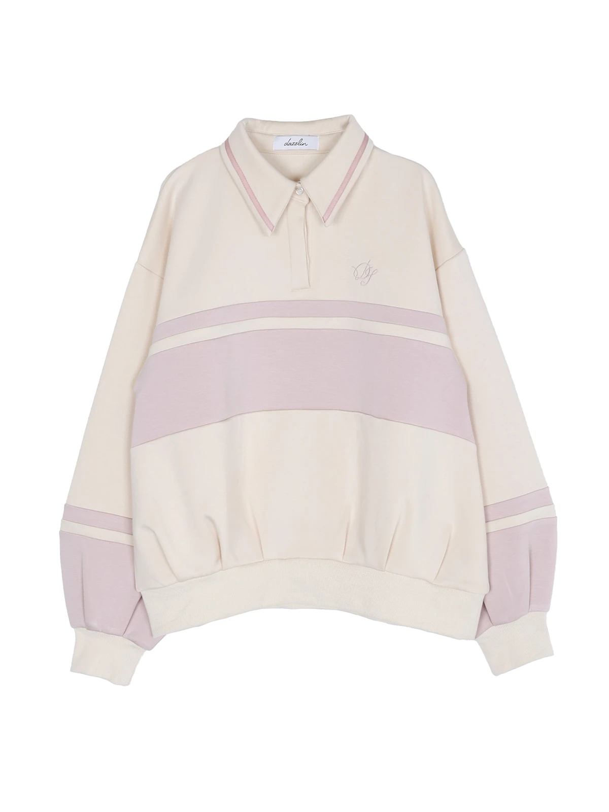 ポロライクラインスウェット