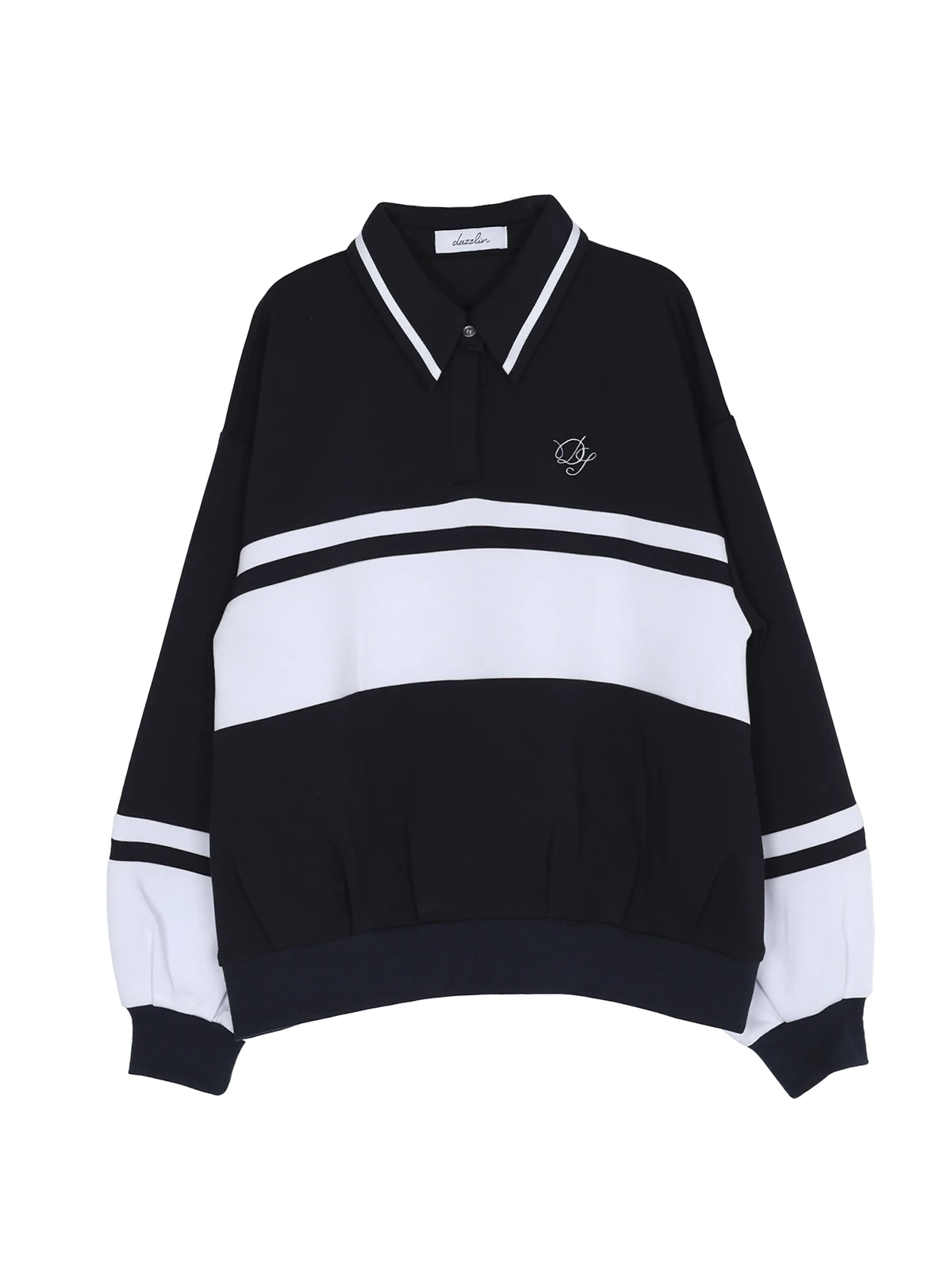 ポロライクラインスウェット