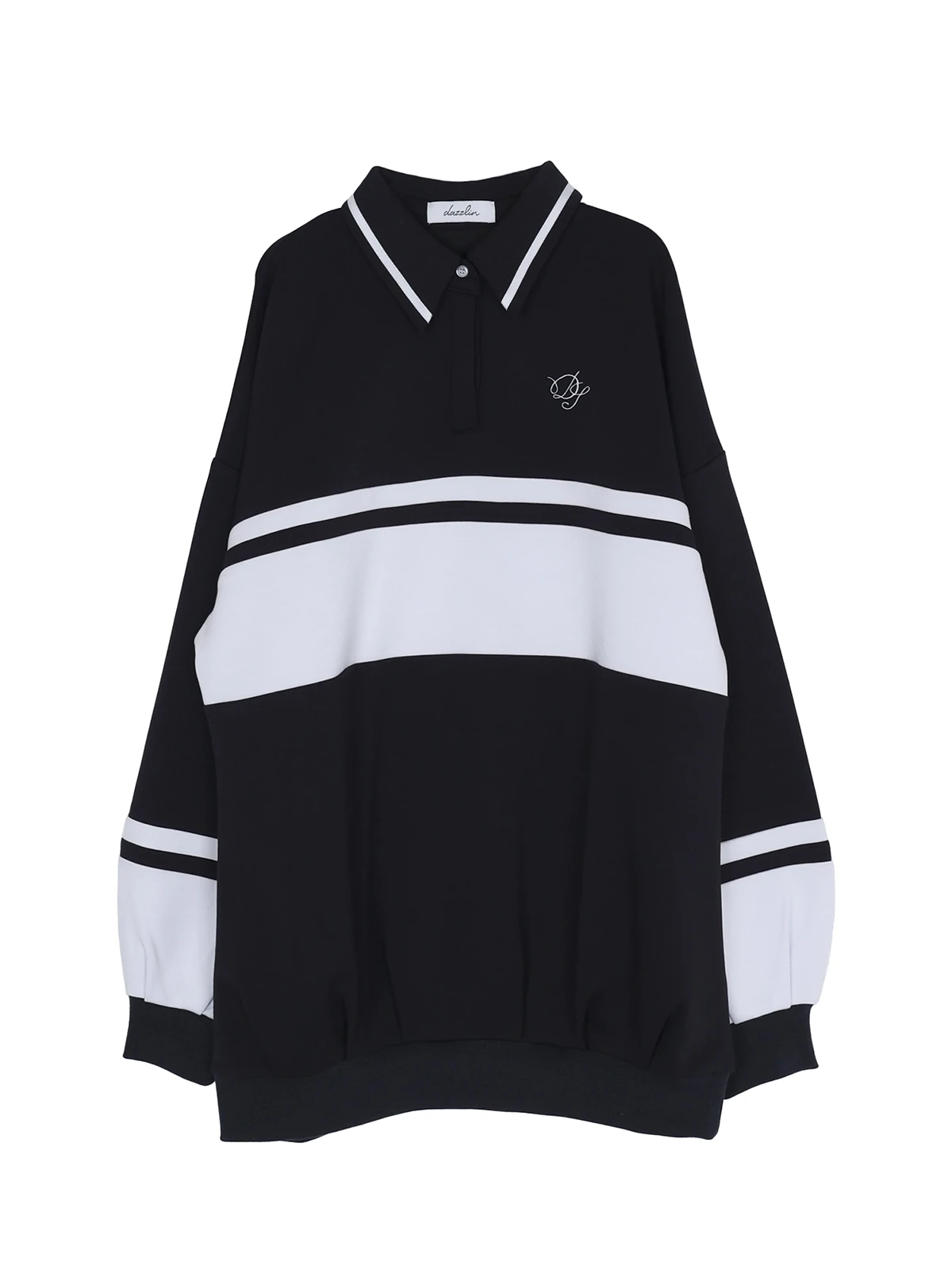 ポロライクラインミドルスウェット