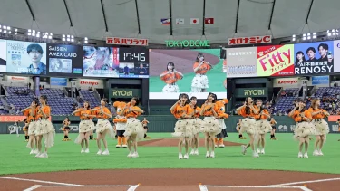 ≒JOY 「読売ジャイアンツ × 東京ヤクルトスワローズ オープン戦」にて登場